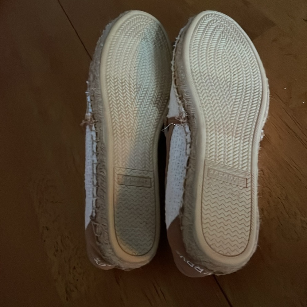 SPERRY TOP SIDER Beige Linen Espadrille Women’s Size 6 - Picture 6 of 10